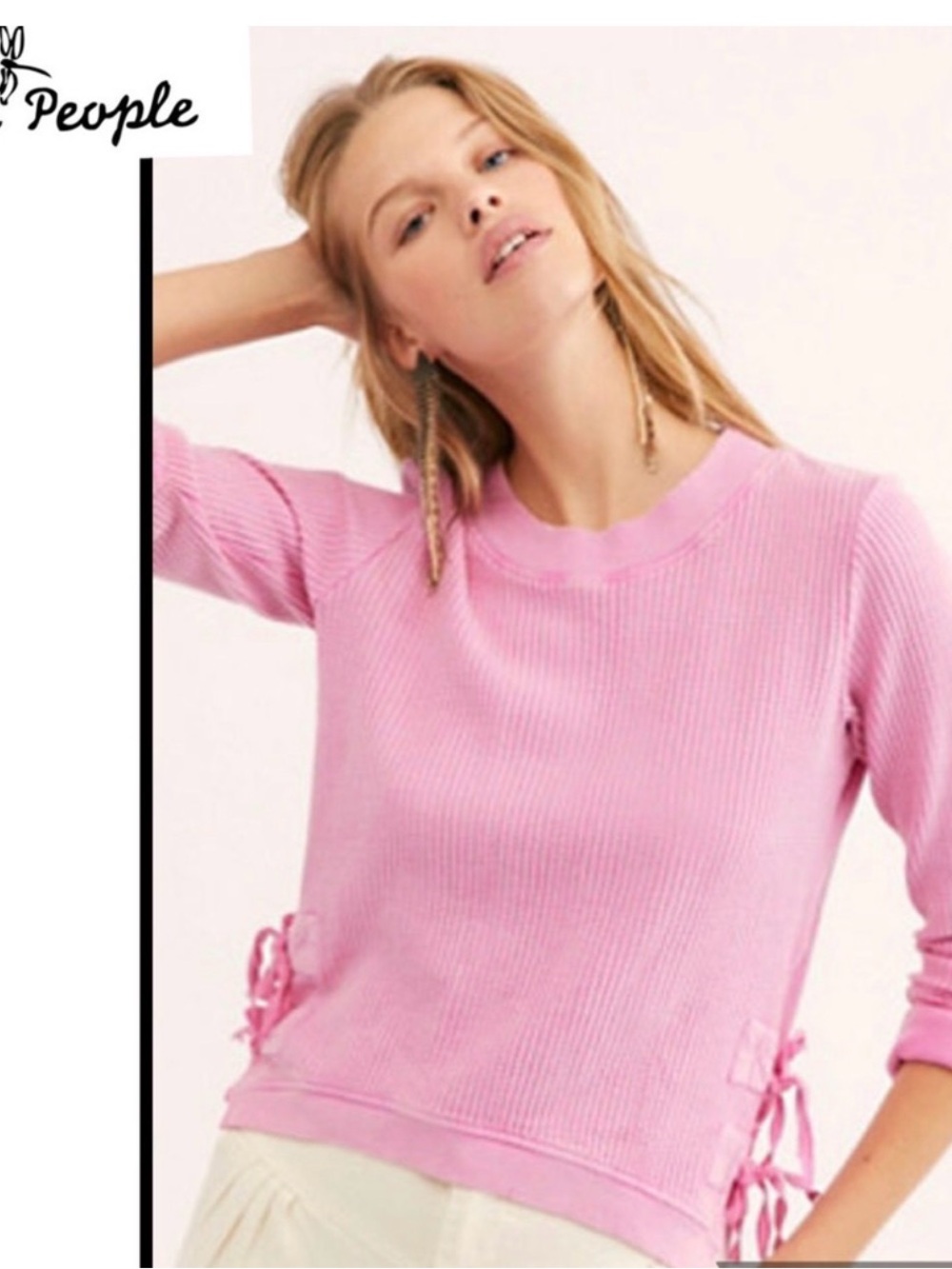 Free People Interlaken Thermal Crop